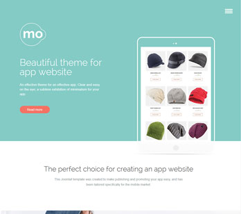 Get your apps out to the world, showcase your works with this responsive app template